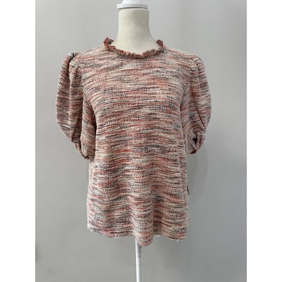 FATE Tweed crew neck bubble 3/4 sleeve new with tags size Small - Picture 1 of 4